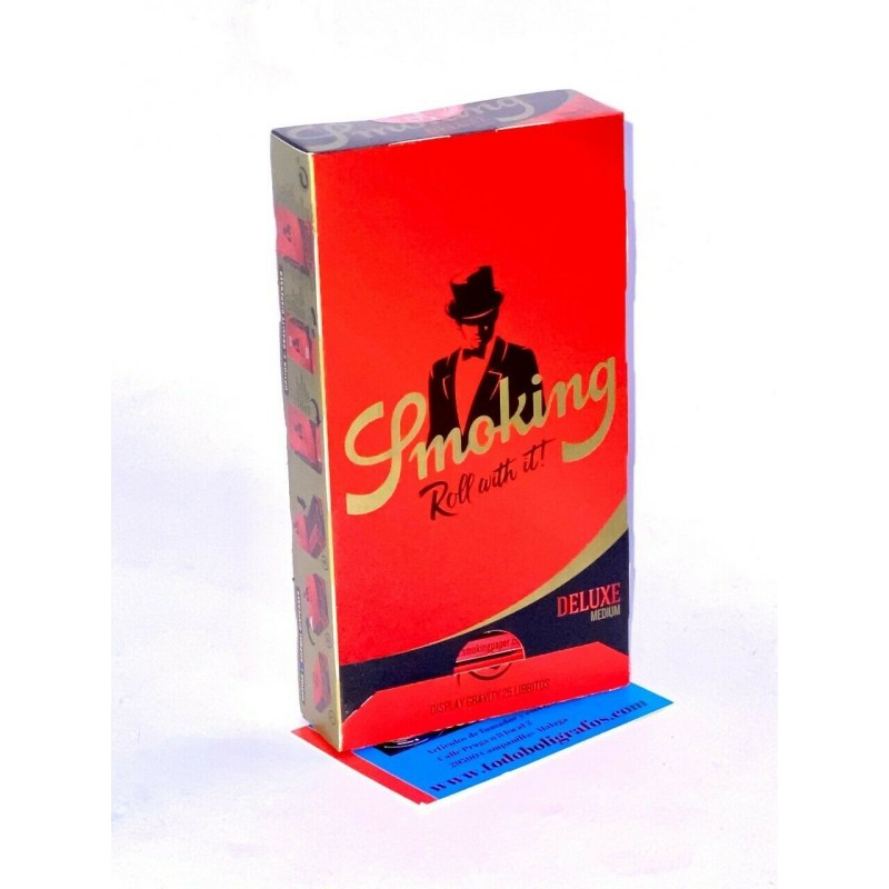 Smoking - Papel de liar   Deluxe medium - 100 libritos . caja completa.