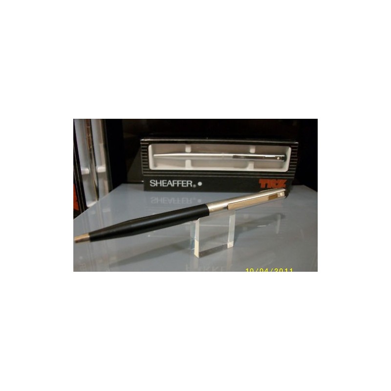 Boligrafo Sheaffer TRZ 20. Negro y acero CT.