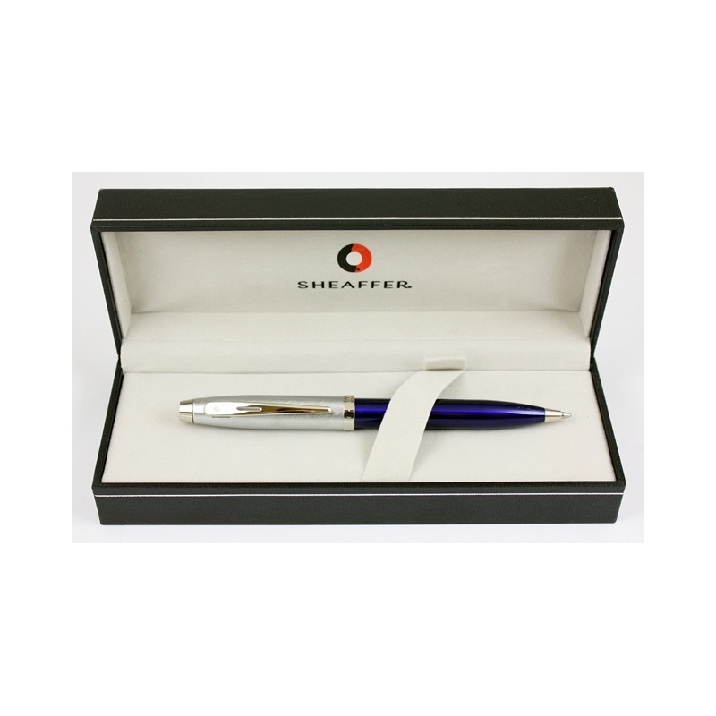 Portaminas Sheaffer 100 Gift Collection. Azul-cromo.