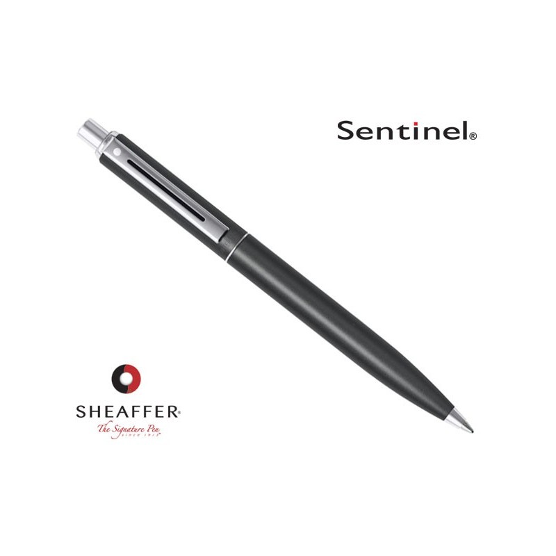 Elegante Boligrafo Sheaffer Sentinel cuerpo pavonado gris. Ref. 9072-2