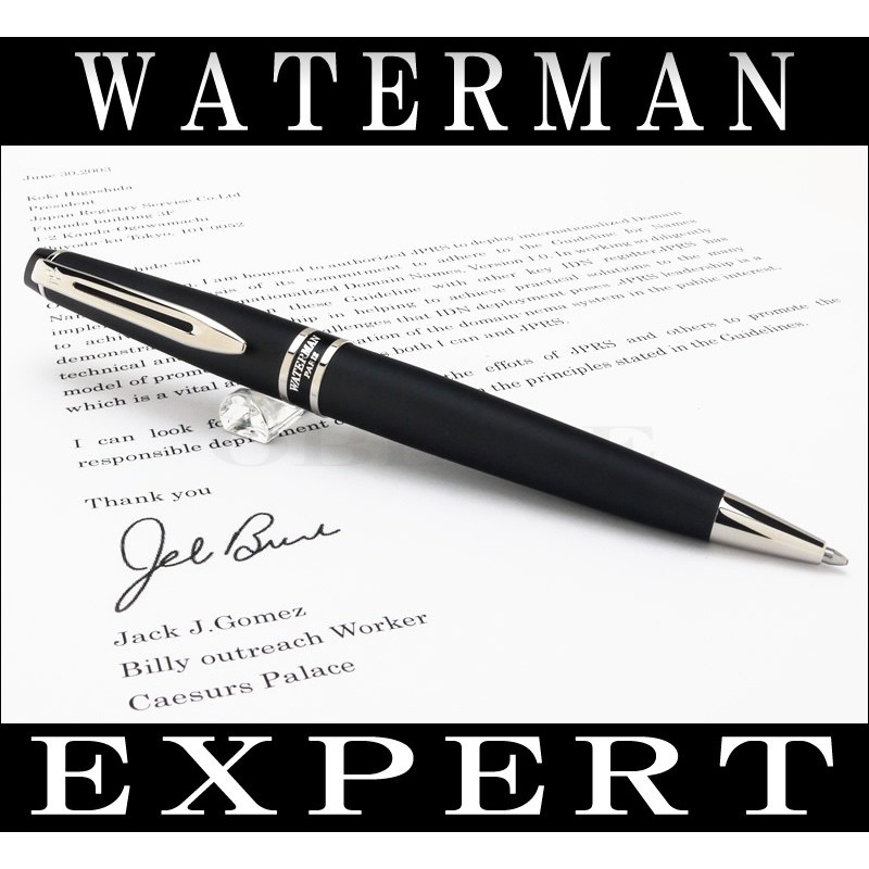 Boligrafo Waterman Expert Negro mate Ct.