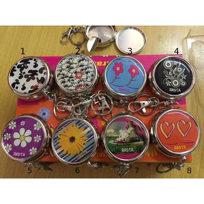 1 Cenicero Rasta - llavero  diferentes motivos.