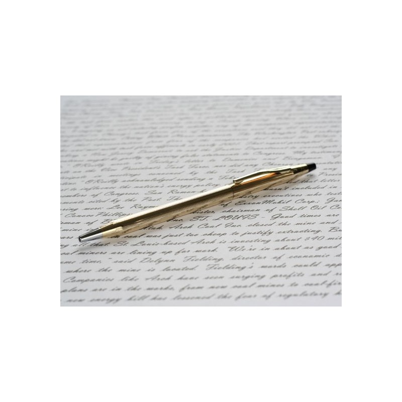 Boligrafo Cross Century oro 10 kts.  nuevo en caja para regalo- Made in Ireland.