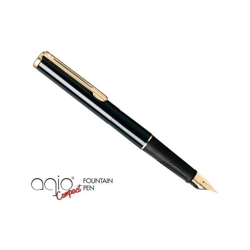 Pluma Sheaffer Agio Compact mini lacado negro GT.