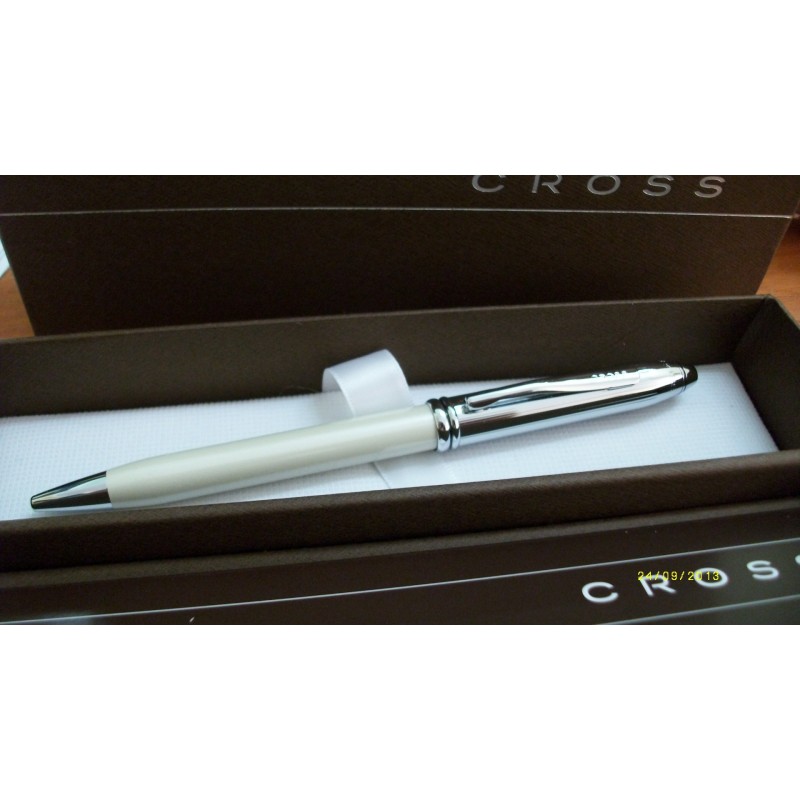 Boligrafo Cross Townsend  AT0042.   Laca marfil   caja para regalo.