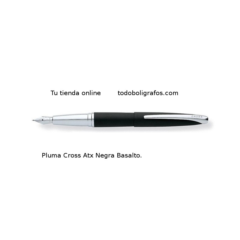 Elegante PlumaCross ATX. Negro Basalto .