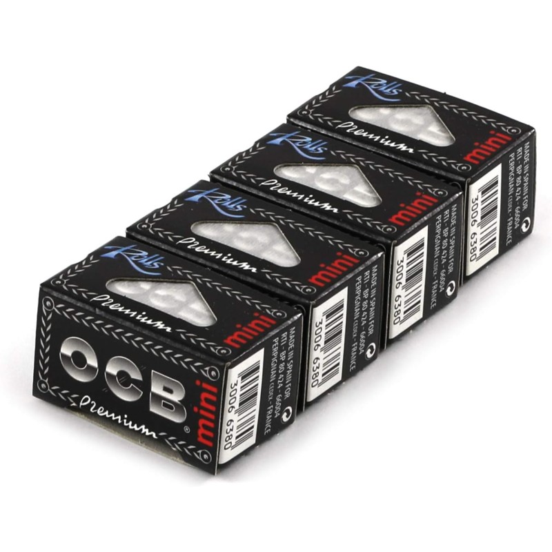 Ocb Rolls Mini Premiun - caja de 24 rollos  de papel de liar rollo