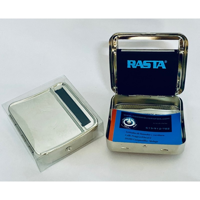 Maquina liadora  automatica Rasta. de 70 mms. liar cigarrillos , papeles cortos