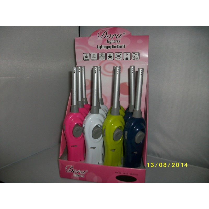 12 Mecheros de barbacoa 4 colores diferentes. Marca Dora.