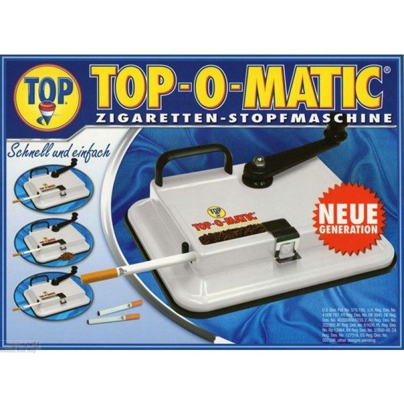 Ocb Top o matic  Máquina de llenado manual de cigarrillos tubos vacios. .