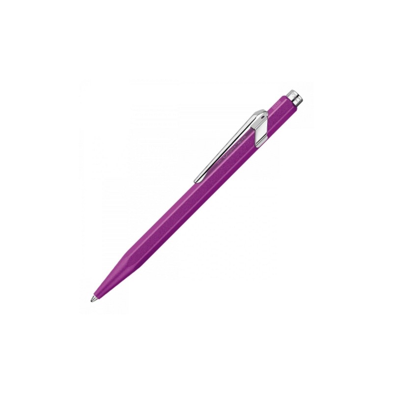 1 boligrafo Caran D'ache pop line serie 849 . en color purpura caja regalo.