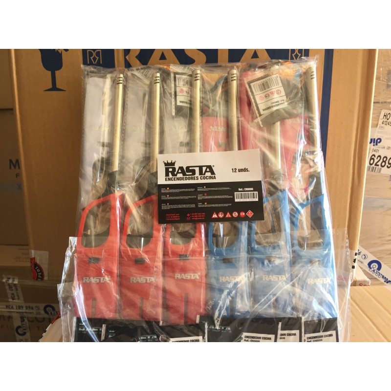 6 mecheros Rasta de cocina - barbacoa - regulador de llama.colores surtidos