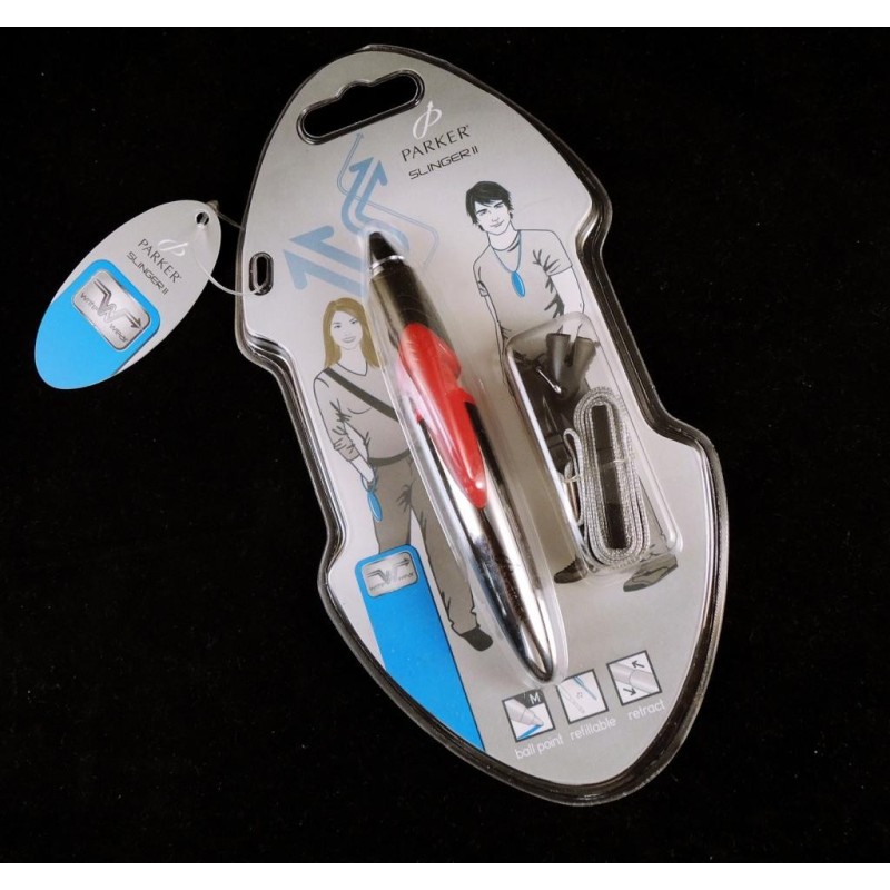 Boligrafo Parker SLinger II  color Rojo, nuevo en blister
