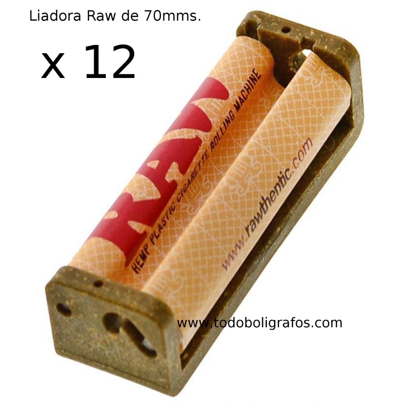 12 liadoras Raw 70 ecoplastic. Nueva