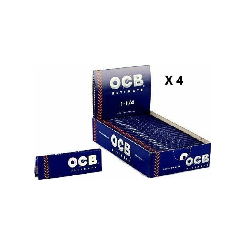 OCB Ultimate 1 1/4 -100 libritos de papel de liar. Nuevo.