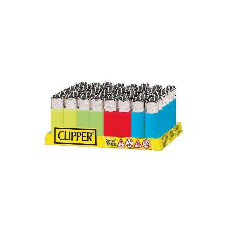 Clipper POCKET caja de 48 mecheros . nuevos. recargables.