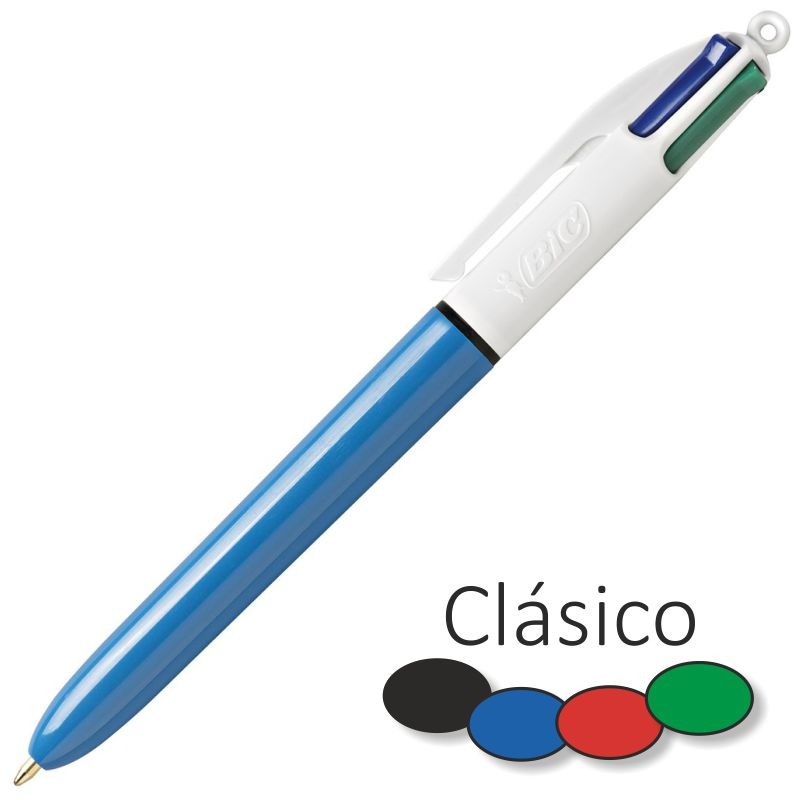 1 Boligrafo  Bic 4 Colores  el clasico.