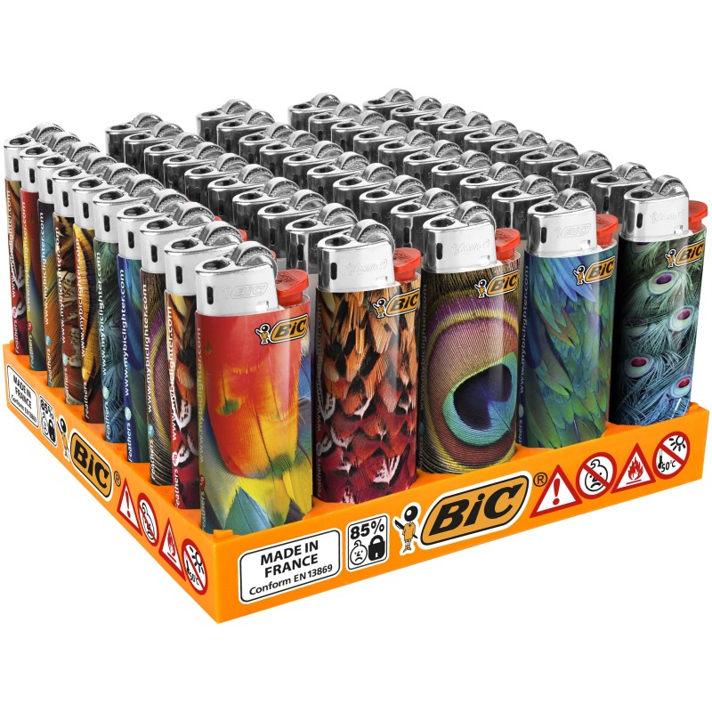 Minibic Feather  caja de 50 encendedores J 25