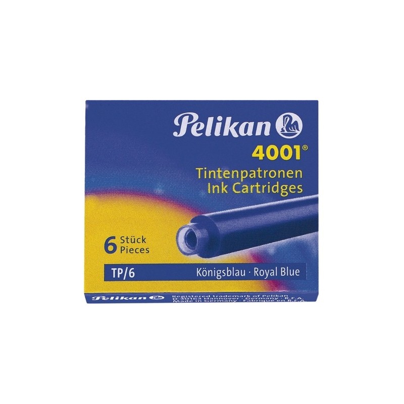 1 Caja de 6 cartuchos de Tinta PELIKAN 4001/  . Tintenpatronen.