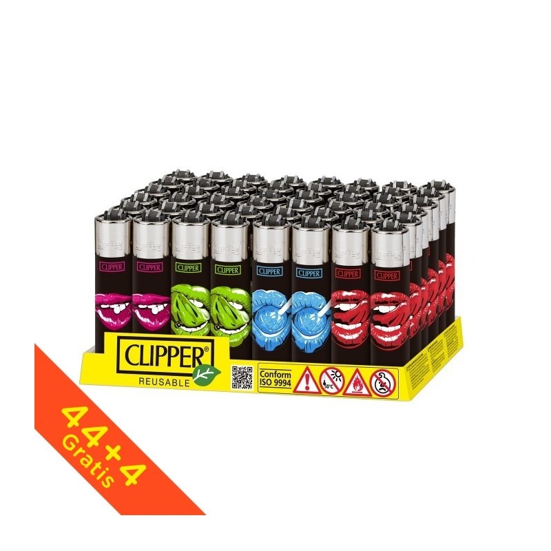 1 Caja de 48 Mecheros Clipper Lips . nuevos. cpr11. tamaño normal.