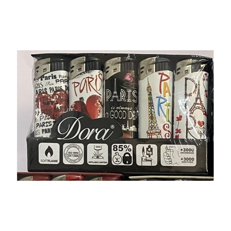 50 mecheros  electronicos Dora.  PARIS