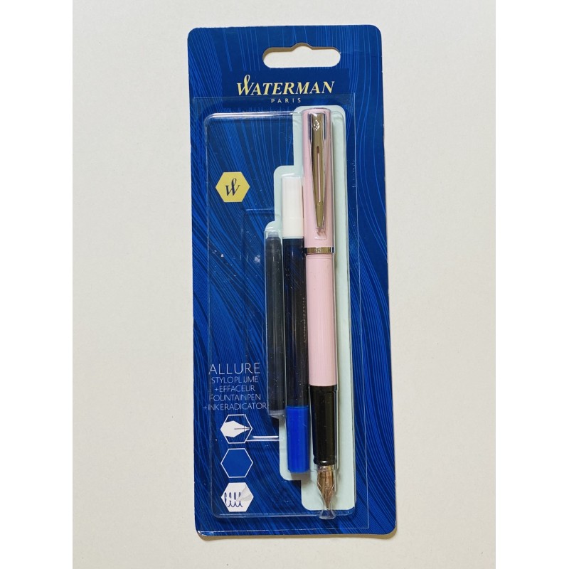 Pluma Waterman Graduate Rosa en blister.  nueva a estrenar