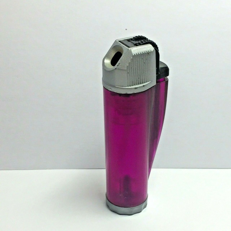 1 Mechero de gas Imco Hit funky G55R. rojo fuccia traslucido. Nuevo