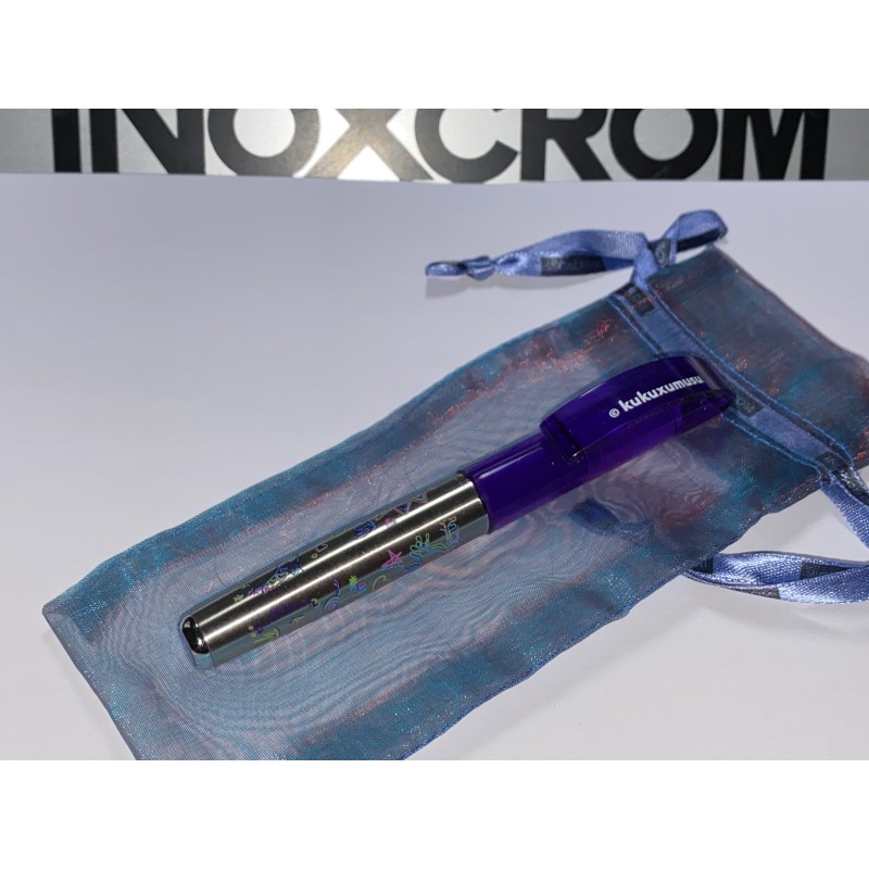 Elegante Mini Pluma Kukuxumusu  Inoxcrom , nueva .