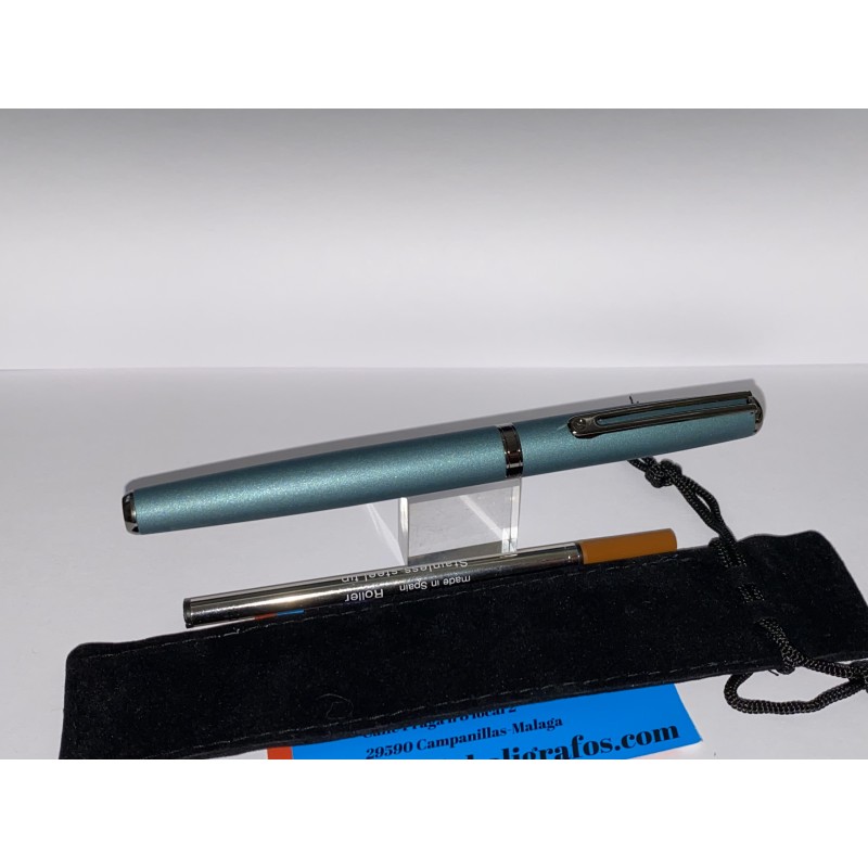 Inoxcrom WS Earth - Rollerball, color azul lunar . nuevo a estrenar.