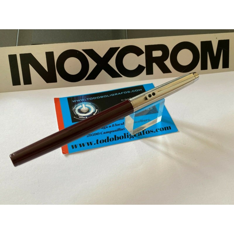 Boligrafo Roller Inoxcrom 55 Burdeos Ct.