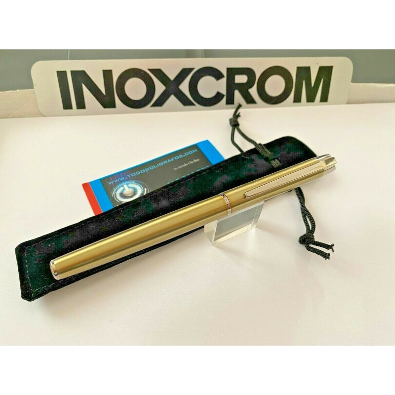 Pluma Inoxcrom Pure Deep  Campagne   . Nueva  a estrenar.