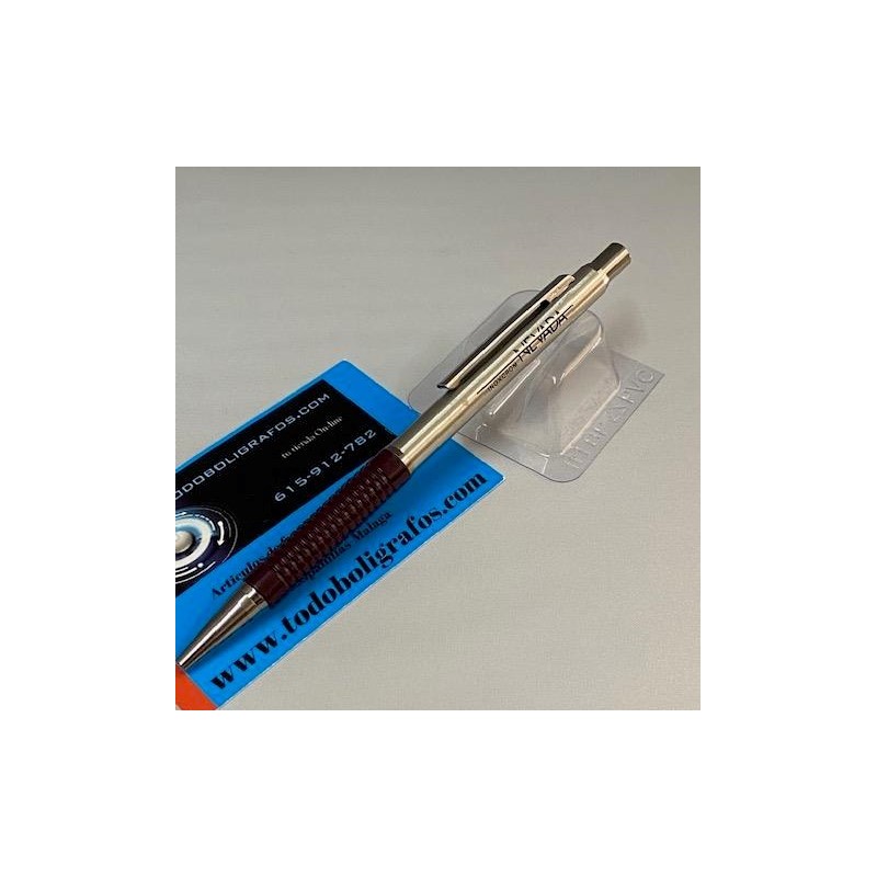 Boligrafo Inoxcrom Nevada Marron.