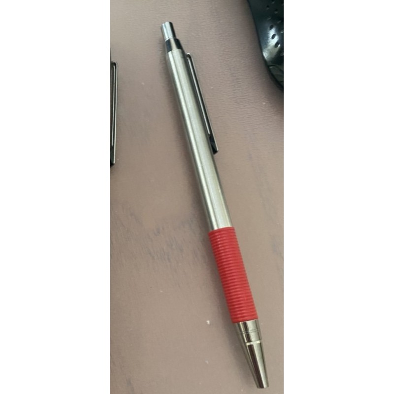 Boligrafo Inoxcrom 45  Rojo.