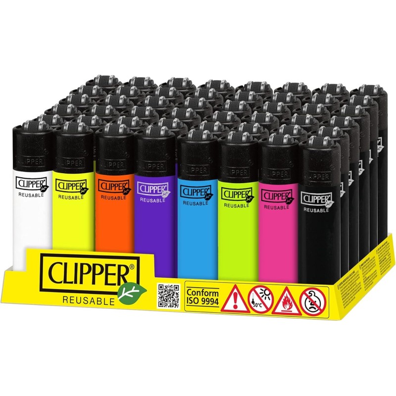 Mecheros Clipper cp22r colores. Tamaño micro .1 Caja de 48 Nuevos