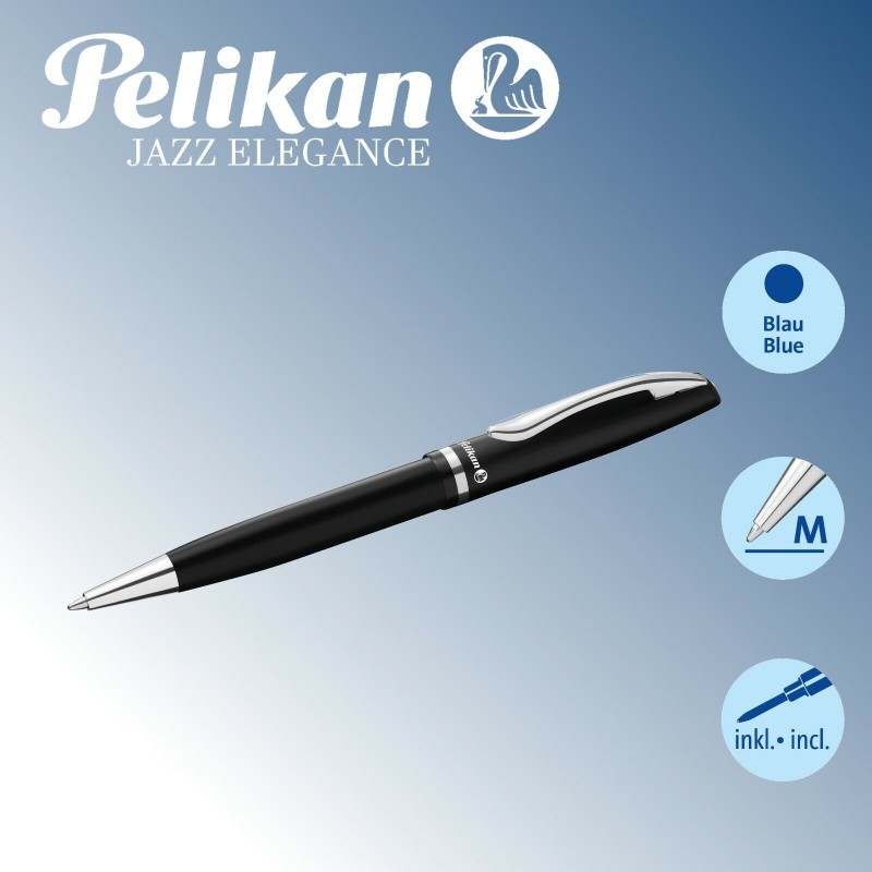 1 boligrafo Pelikan Jazz Elegance Negro Ct. Nuevo en caja para regalo