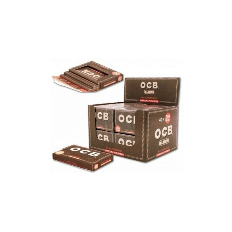 10 Libritos de   Papel Ocb Virgin 300.