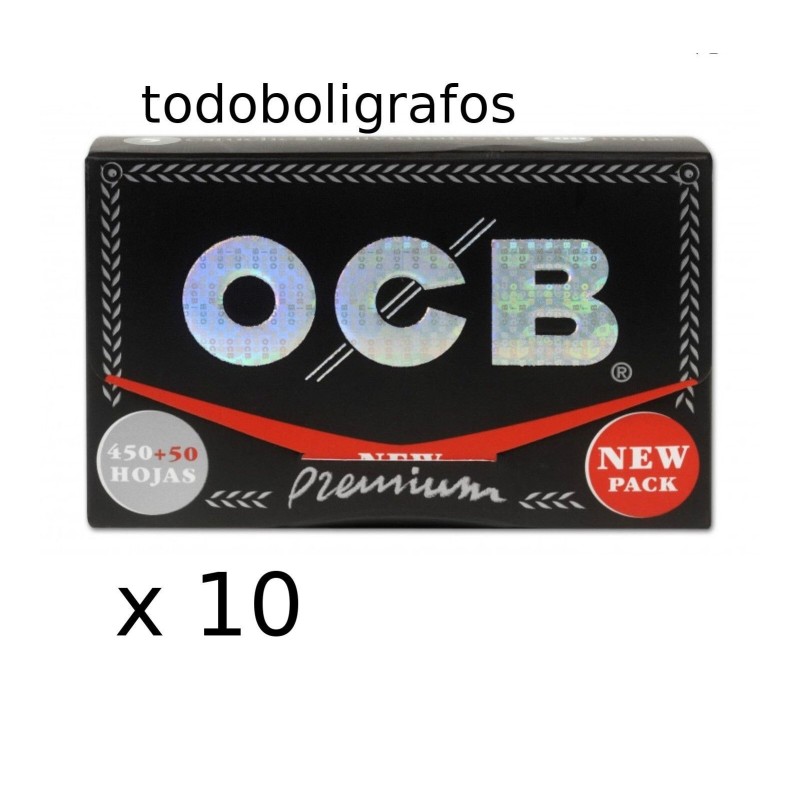 10 Libritos PAPEL OCB PREMIUN 500 .