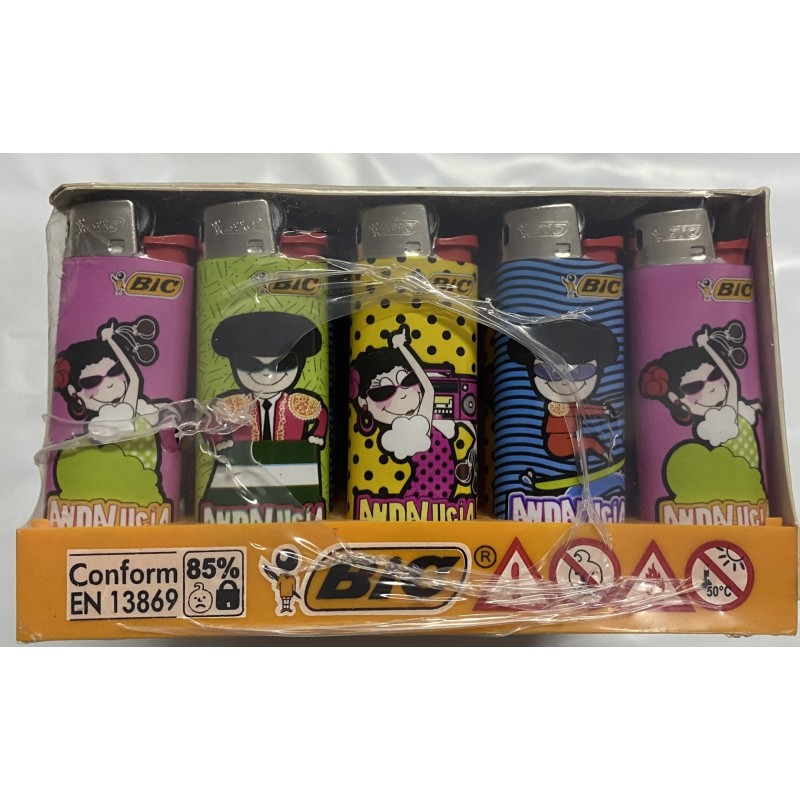 Minibic  Flamenco -  caja de 50 encendedores - mecheros