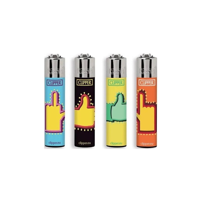 4 Mecheros Clipper Coleccion Hands  Nuevos