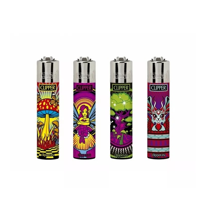 4 Mecheros Clipper Coleccion Magic World -  Nuevos