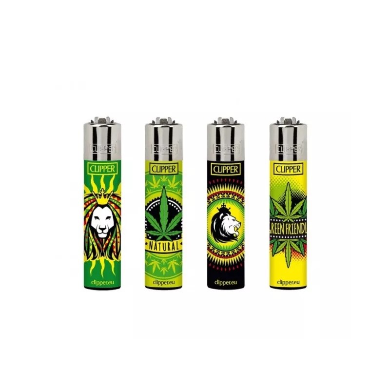 4 Mecheros Clipper Coleccion green friedly -  Nuevos