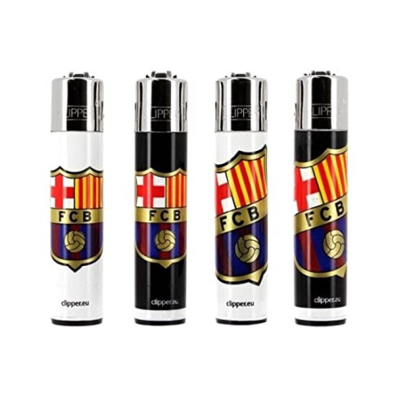 4 Mecheros Clipper Coleccion Barcelona  Club futbol   -  Nuevos