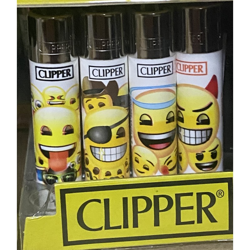 4 Mecheros Clipper Coleccion EMOJISSS  -  Nuevos