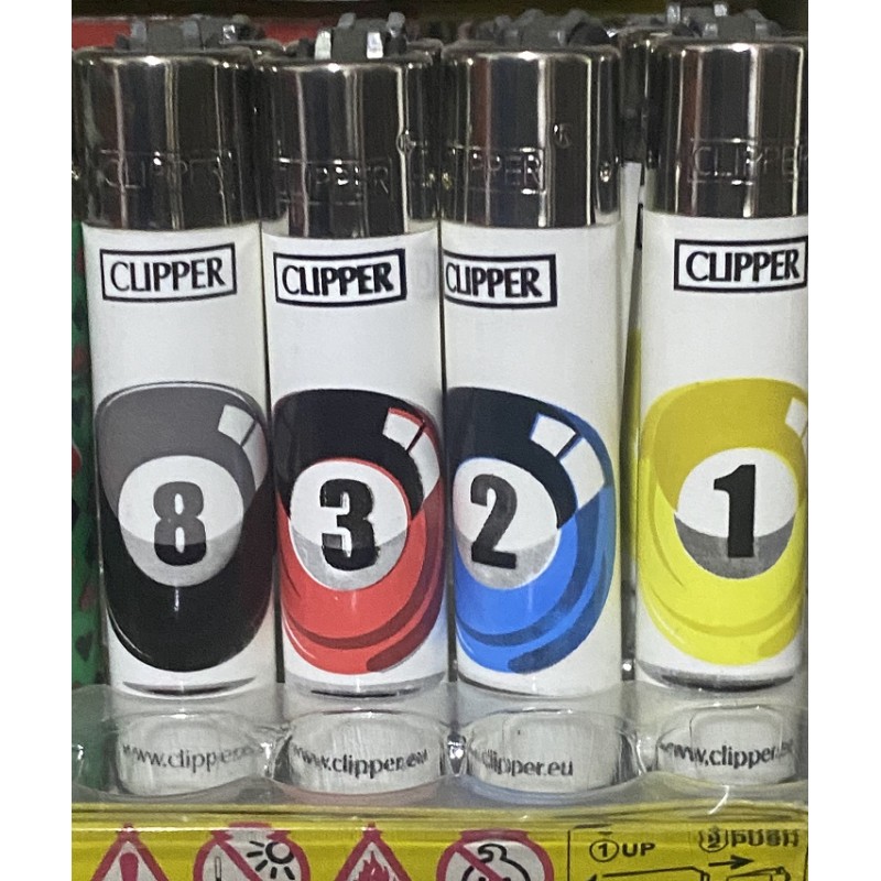 4 Mecheros Clipper Coleccion Bolas Villar -  Nuevos
