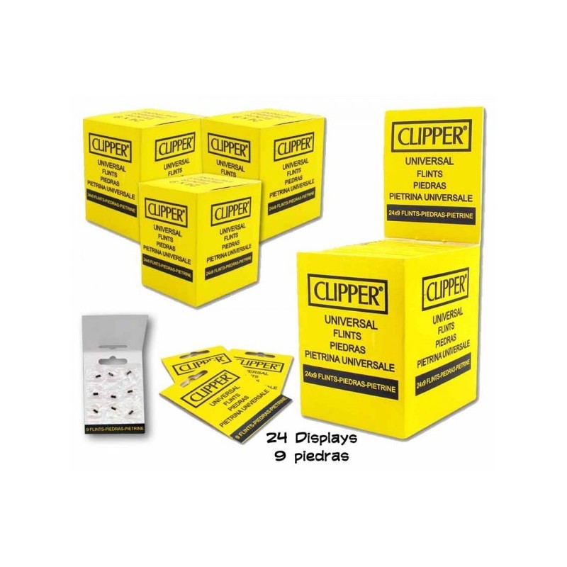 10 paquetes de Piedras Clipper  nuevas y precintadas