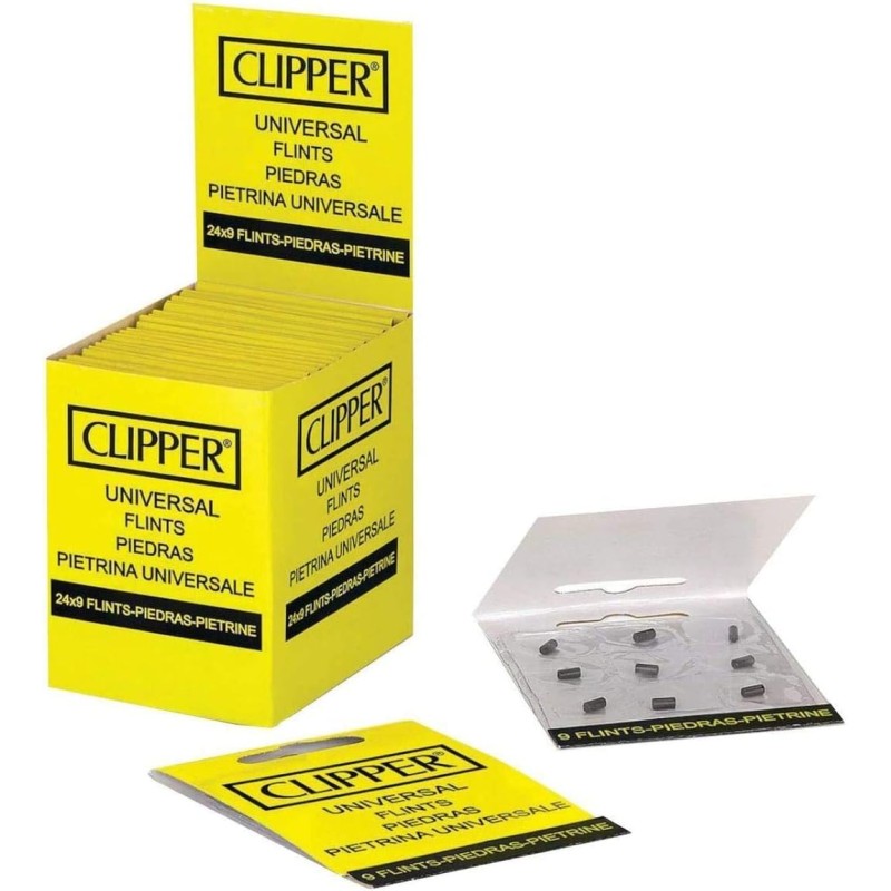 Piedras Clipper 1 caja de 24 paquetes nuevas y precintadas