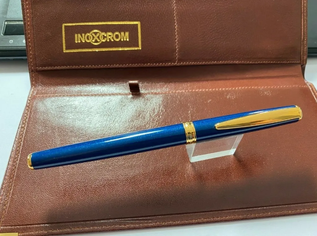 PLUMA ESTILOGRAFICA INOXCROM PARIS SUNSET AZUL